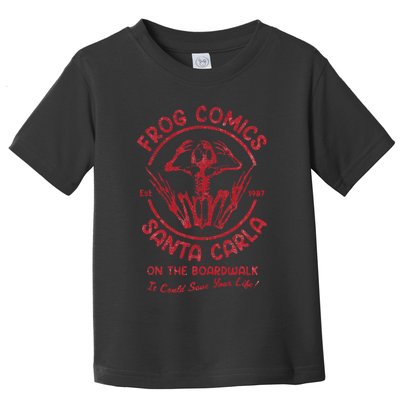 Vintage Frog Comics Santa Carla On The Boardwalk Toddler T-Shirt