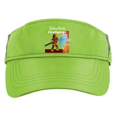 Volunteer Firefighting Cute Gift Firefighter Service Adult Drive Performance Visor