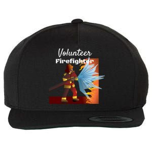 Volunteer Firefighting Cute Gift Firefighter Service Wool Snapback Cap