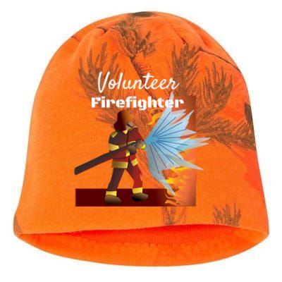 Volunteer Firefighting Cute Gift Firefighter Service Kati - Camo Knit Beanie