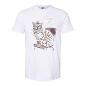 Vote For Cats Funny Cat Supporter In Elections Softstyle CVC T-Shirt