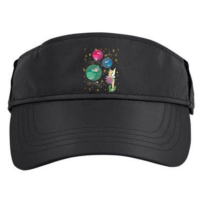 Vintage Fairies Characters Group Flora Fauna Merryweather Adult Drive Performance Visor