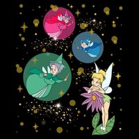 Vintage Fairies Characters Group Flora Fauna Merryweather Tank Top