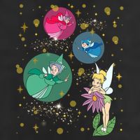 Vintage Fairies Characters Group Flora Fauna Merryweather Golf Towel