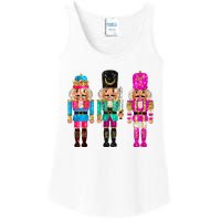 Vintage Funny Cheerful Nutcrackers Christmas Ladies Essential Tank