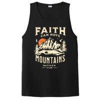 Vintage Faith Can Move Mountains Christian PosiCharge Competitor Tank