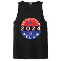 Voting For Convicted Felon Funny 2024 PosiCharge Competitor Tank