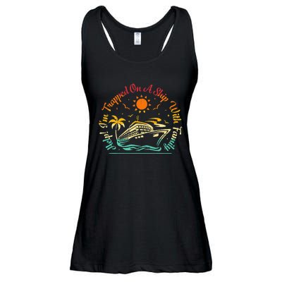 Vintage Family Cruise Matching Vacation Group Cruising Ladies Essential Flowy Tank