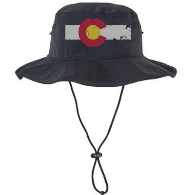 Vintage Fade Colorado Flag Bucket Hat