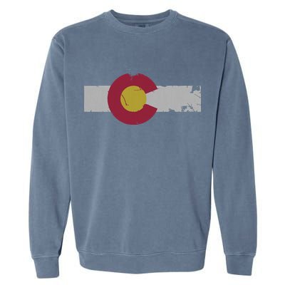 Vintage Fade Colorado Flag Garment-Dyed Sweatshirt