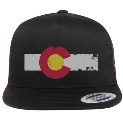 Vintage Fade Colorado Flag Flatbill Hat
