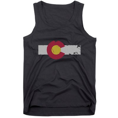 Vintage Fade Colorado Flag Tank Top
