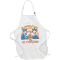 Vintage Funny Cheeseburger In Paradise Summer Vacation Vibe Apron
