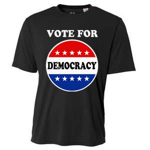 Vote For Democracy In 2024 Political Cooling Performance Crew T-Shirt