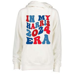 Vote For Democracy Vote Kamala Harris In My Harris Era 2024 Womens Funnel Neck Pullover Hood