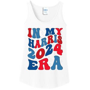 Vote For Democracy Vote Kamala Harris In My Harris Era 2024 Ladies Essential Tank