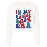 Vote For Democracy Vote Kamala Harris In My Harris Era 2024 Cropped Pullover Crew