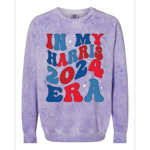 Vote For Democracy Vote Kamala Harris In My Harris Era 2024 Colorblast Crewneck Sweatshirt