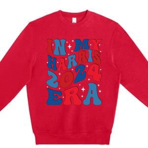 Vote For Democracy Vote Kamala Harris In My Harris Era 2024 Premium Crewneck Sweatshirt