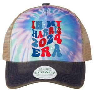 Vote For Democracy Vote Kamala Harris In My Harris Era 2024 Legacy Tie Dye Trucker Hat