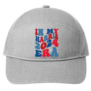 Vote For Democracy Vote Kamala Harris In My Harris Era 2024 7-Panel Snapback Hat