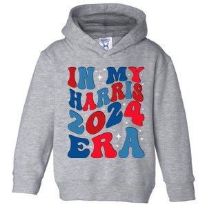 Vote For Democracy Vote Kamala Harris In My Harris Era 2024 Toddler Hoodie