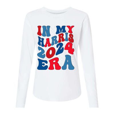 Vote For Democracy Vote Kamala Harris In My Harris Era 2024 Womens Cotton Relaxed Long Sleeve T-Shirt