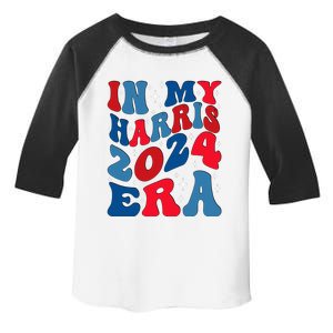 Vote For Democracy Vote Kamala Harris In My Harris Era 2024 Toddler Fine Jersey T-Shirt