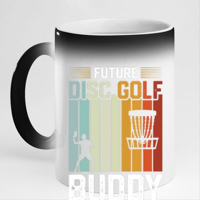 Vintage Future Disc Golf Buddy Frolf Flying Disc Sport 11oz Black Color Changing Mug