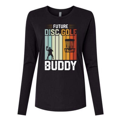 Vintage Future Disc Golf Buddy Frolf Flying Disc Sport Womens Cotton Relaxed Long Sleeve T-Shirt