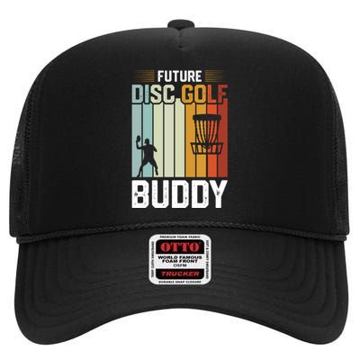 Vintage Future Disc Golf Buddy Frolf Flying Disc Sport High Crown Mesh Back Trucker Hat