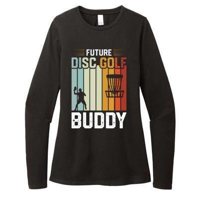 Vintage Future Disc Golf Buddy Frolf Flying Disc Sport Womens CVC Long Sleeve Shirt