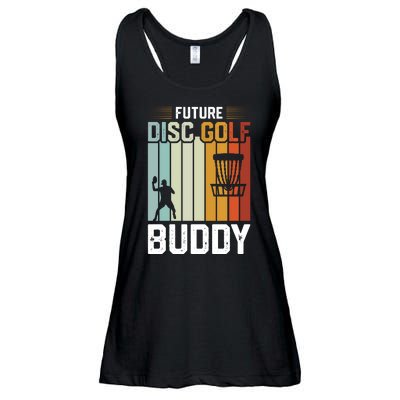 Vintage Future Disc Golf Buddy Frolf Flying Disc Sport Ladies Essential Flowy Tank