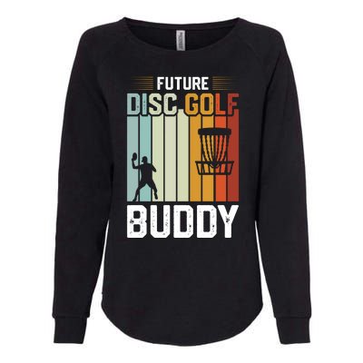 Vintage Future Disc Golf Buddy Frolf Flying Disc Sport Womens California Wash Sweatshirt