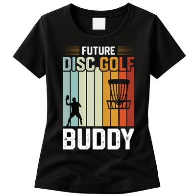Vintage Future Disc Golf Buddy Frolf Flying Disc Sport Womens T-Shirt