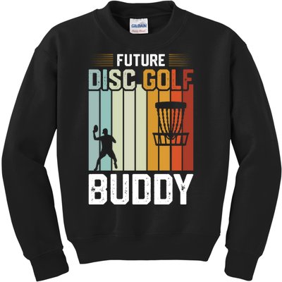 Vintage Future Disc Golf Buddy Frolf Flying Disc Sport Kids Sweatshirt