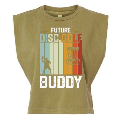 Vintage Future Disc Golf Buddy Frolf Flying Disc Sport Garment-Dyed Women's Muscle Tee