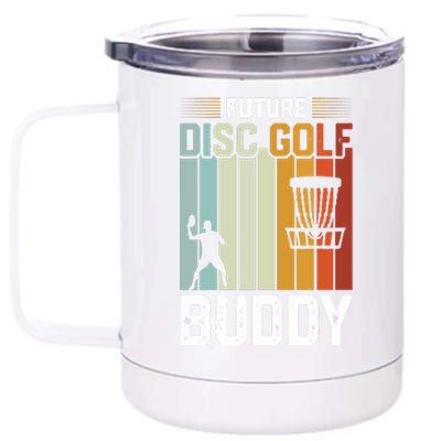 Vintage Future Disc Golf Buddy Frolf Flying Disc Sport 12 oz Stainless Steel Tumbler Cup