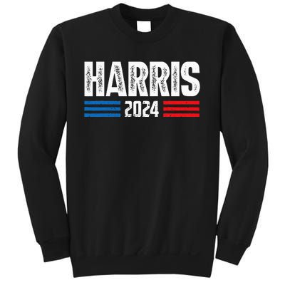 Vote For Democracy Retro Us Flag Vote Kamala Harris 2024 Sweatshirt