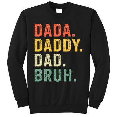 Vintage Funny Dada Daddy Dad Bruh Gifts Sweatshirt