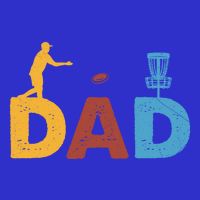 Vintage FatherS Day Best Dad By Par Cute Disc Golf Gift Visor