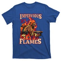 Volunteer Fire Departt Fire Impervious To Flames Gift T-Shirt