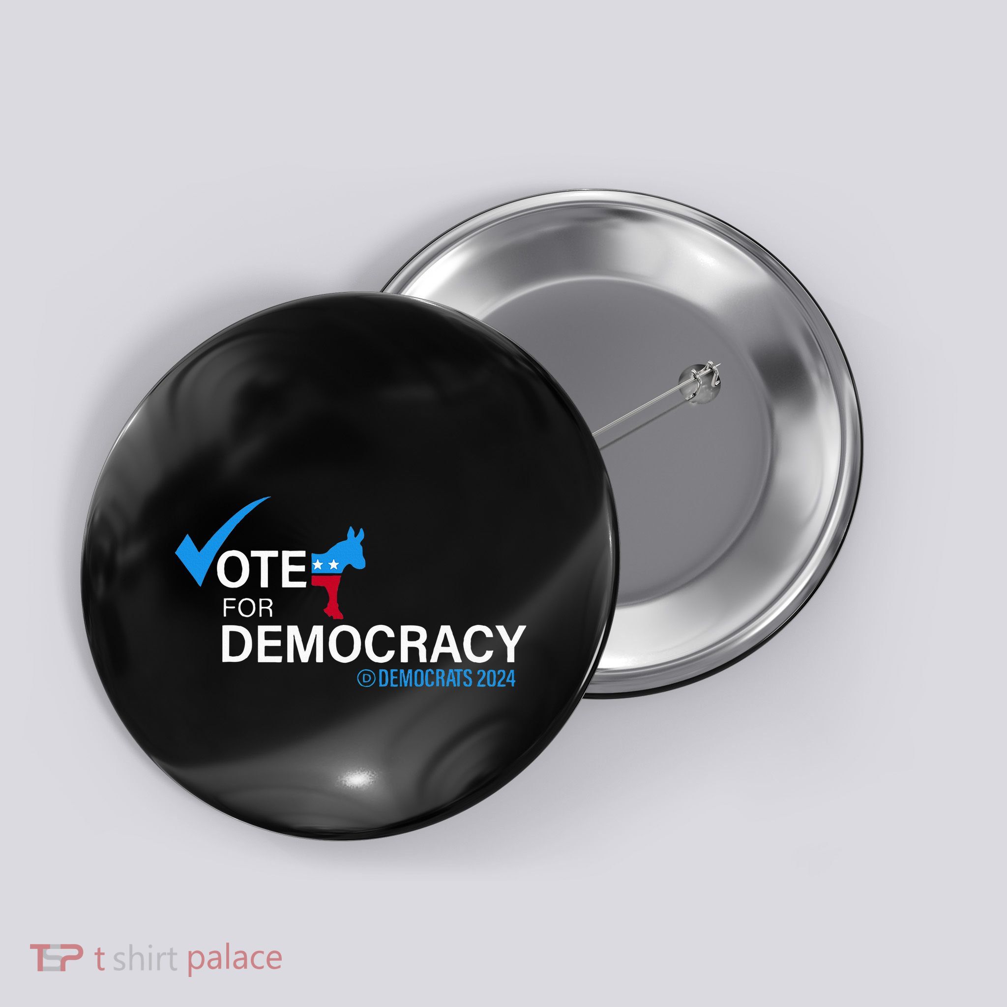 Vote For Democracy Button