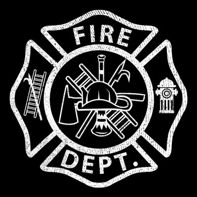 Vintage Fire Department Uniform Fireman Firefighter T-Shirt