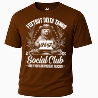 Vintage Foxtrot Delta Tango Social Club 8647 Ranger Bear Cooling Performance Crew T-Shirt