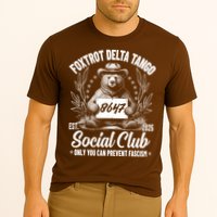 Vintage Foxtrot Delta Tango Social Club 8647 Ranger Bear Cooling Performance Crew T-Shirt