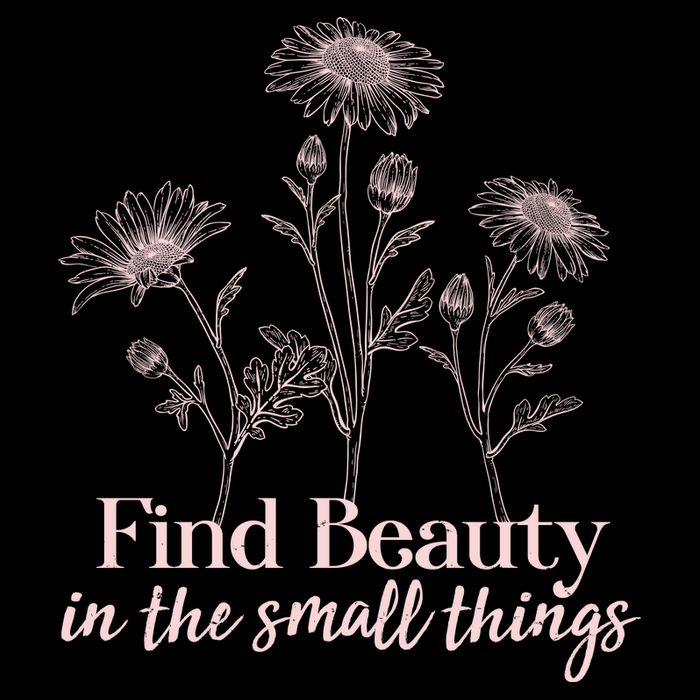Vintage Floral Daisies Find Beauty In The Small Things Baby Bodysuit