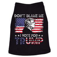 Vintage Flag DonT Blame Me I Voted For Trump Doggie Tank