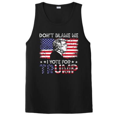 Vintage Flag DonT Blame Me I Voted For Trump PosiCharge Competitor Tank