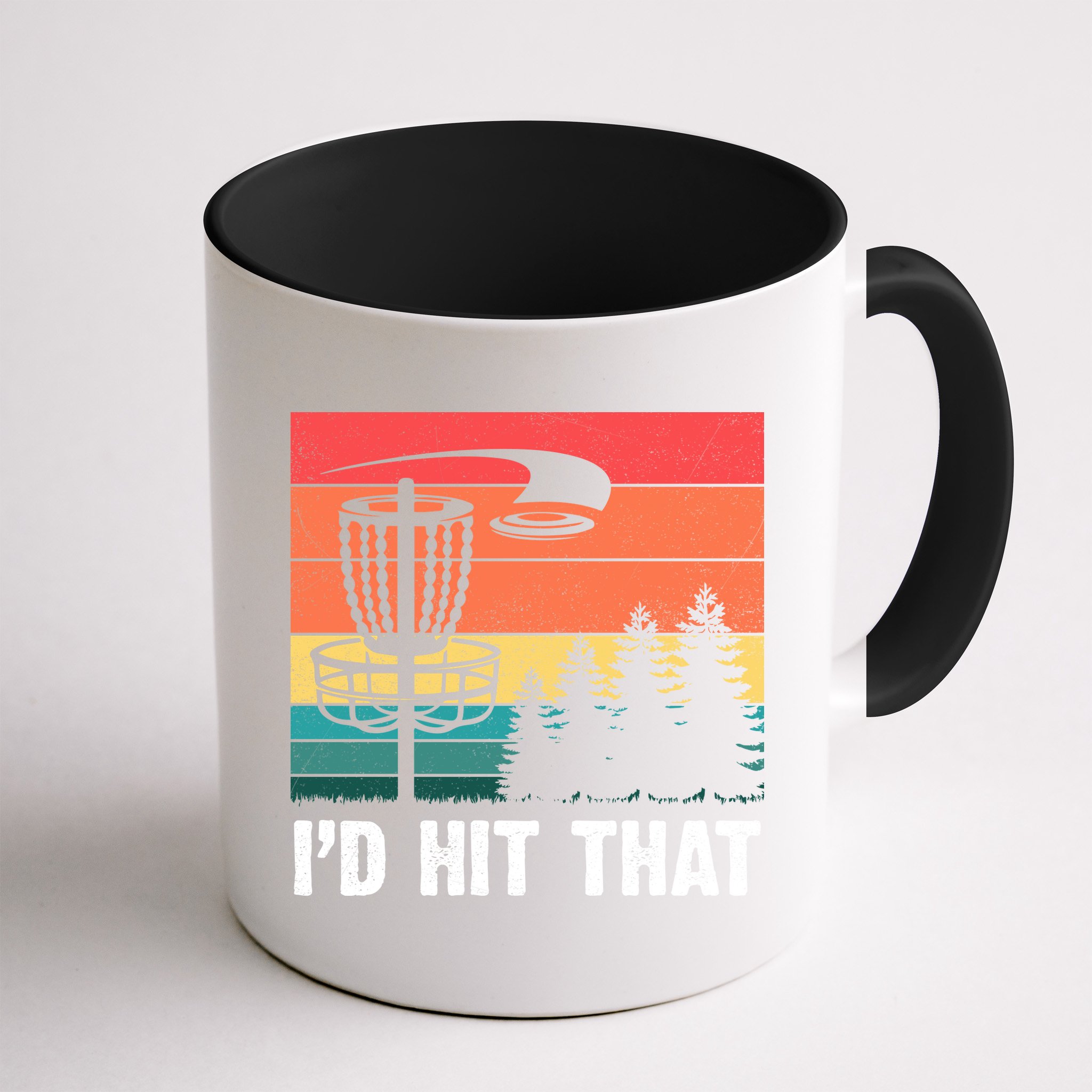 Vintage Frisbee Disc Sport I'd Hit That Funny Disc Golf Mug